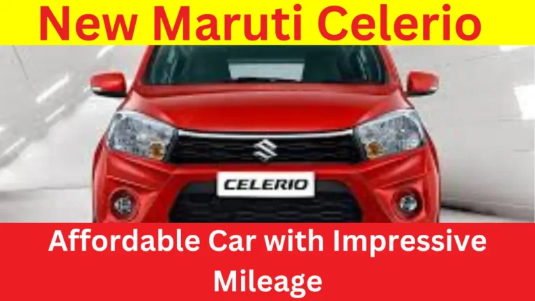 Mahindra Celerio New 2024: The Affordable Car with Impressive Mileage and Features, starting from ₹6 lakh